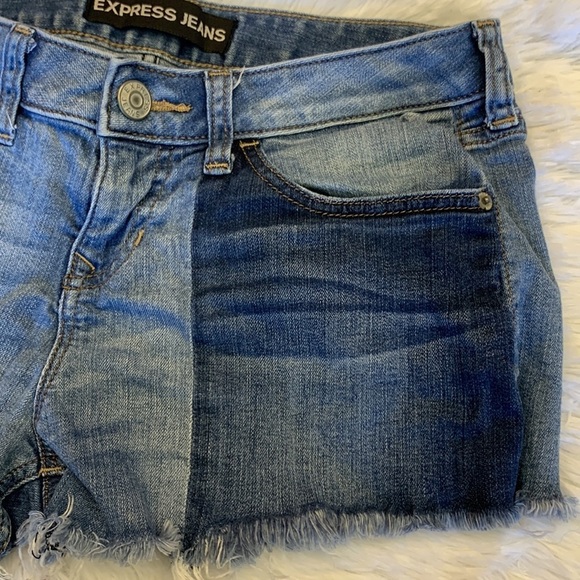 Express Cut Off Jean Shorts - Picture 3 of 13
